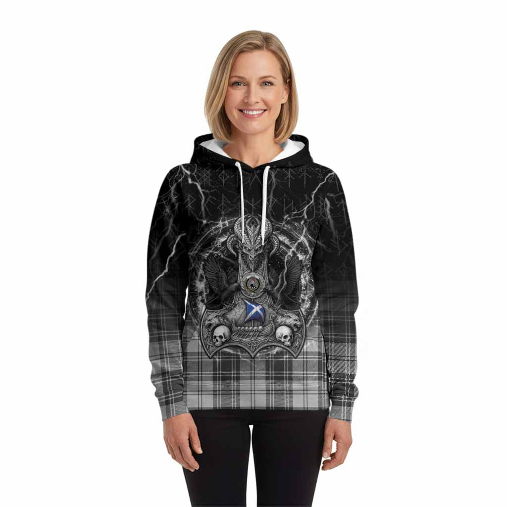 Glen Tartan Crest Hoodie Celtic Odin's Raven Legacy