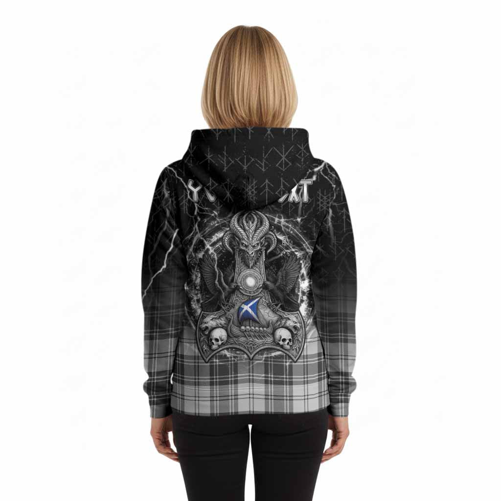 Glen Tartan Crest Hoodie Celtic Odin's Raven Legacy