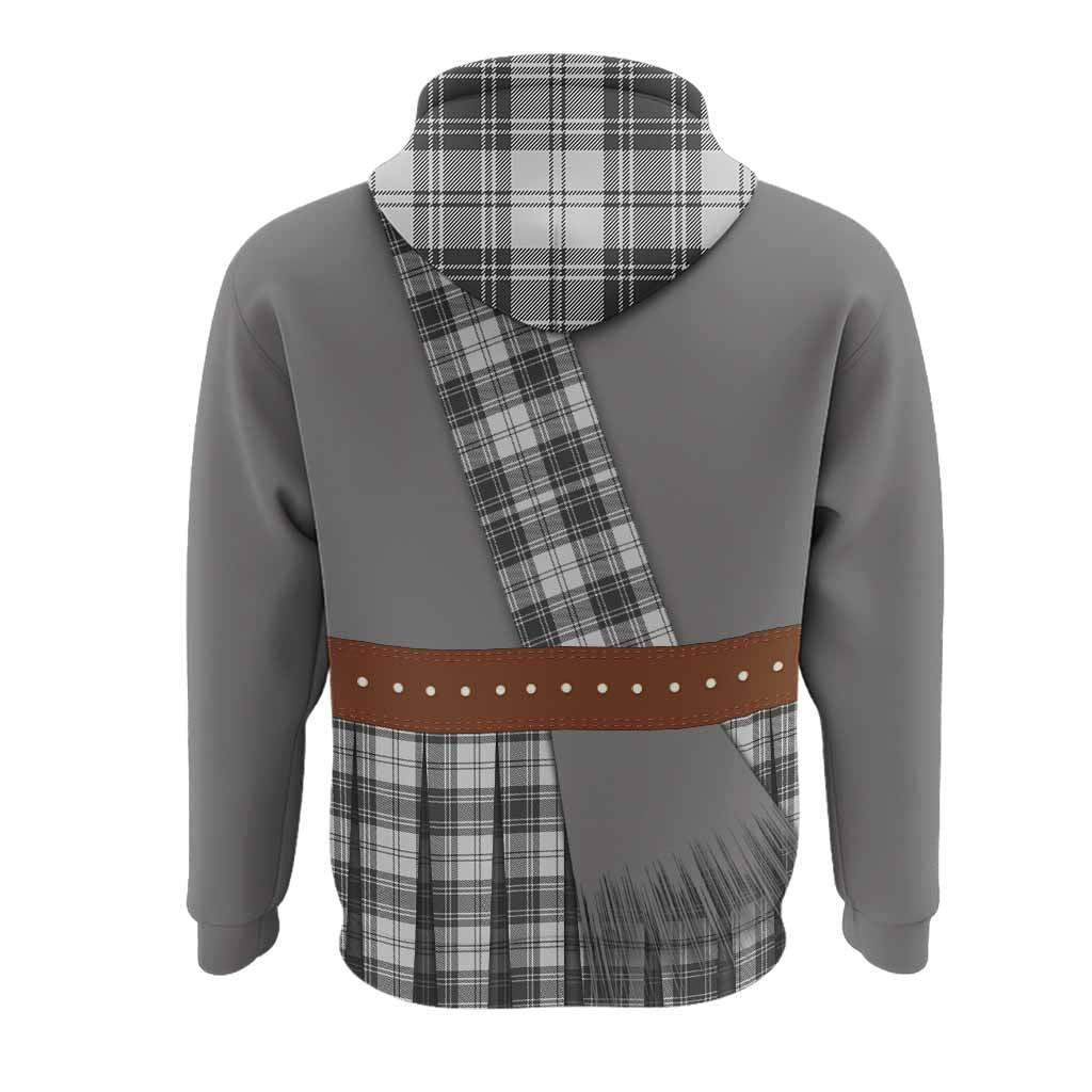 Glen Tartan Crest Hoodie Kilt Costume Style