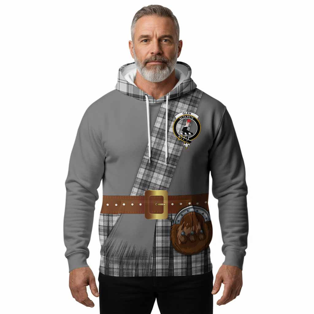 Glen Tartan Crest Hoodie Kilt Costume Style