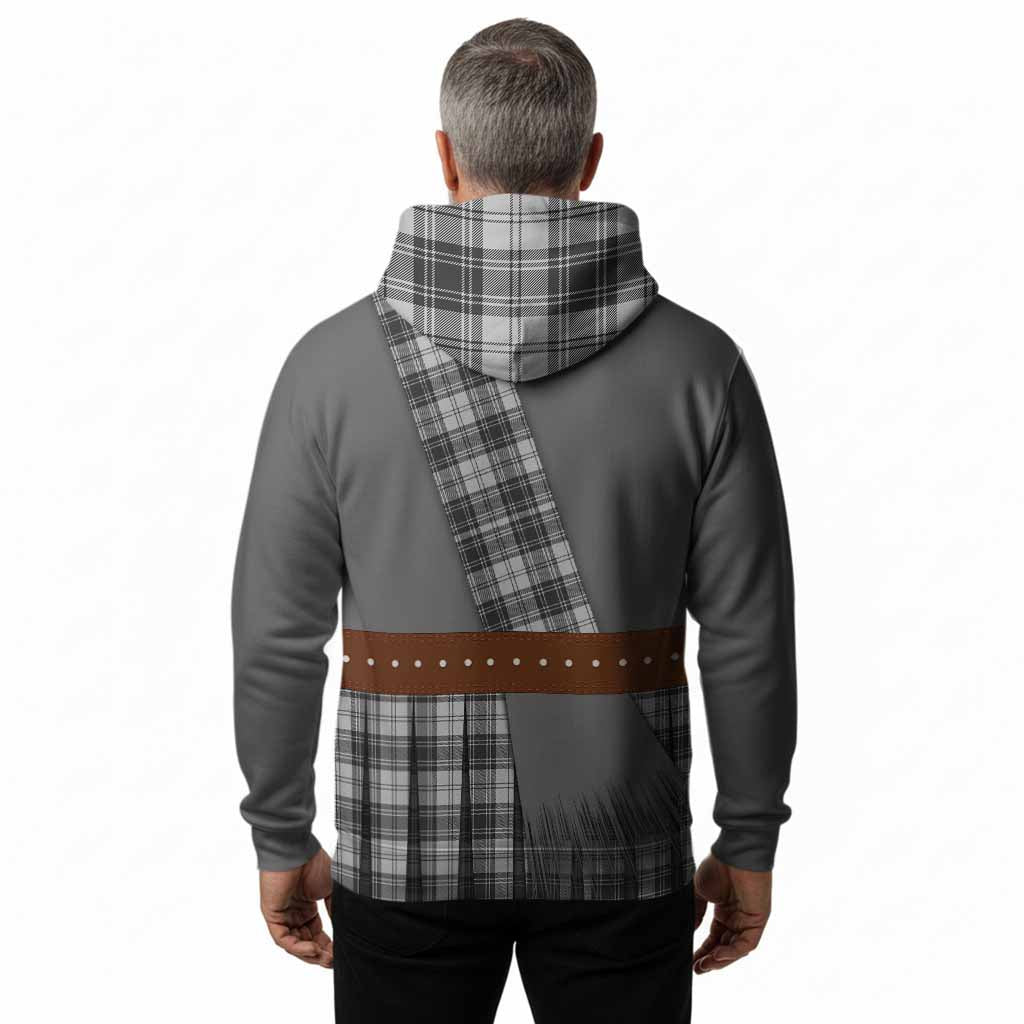 Glen Tartan Crest Hoodie Kilt Costume Style