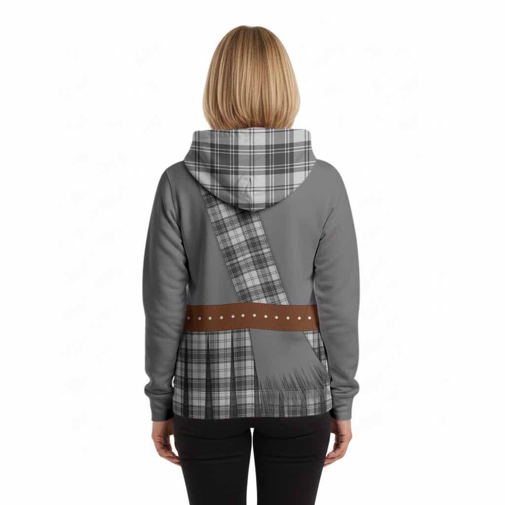 Glen Tartan Crest Hoodie Kilt Costume Style