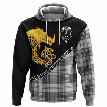 Glen Tartan Crest Hoodie Legendary Dragon Knot Half Style