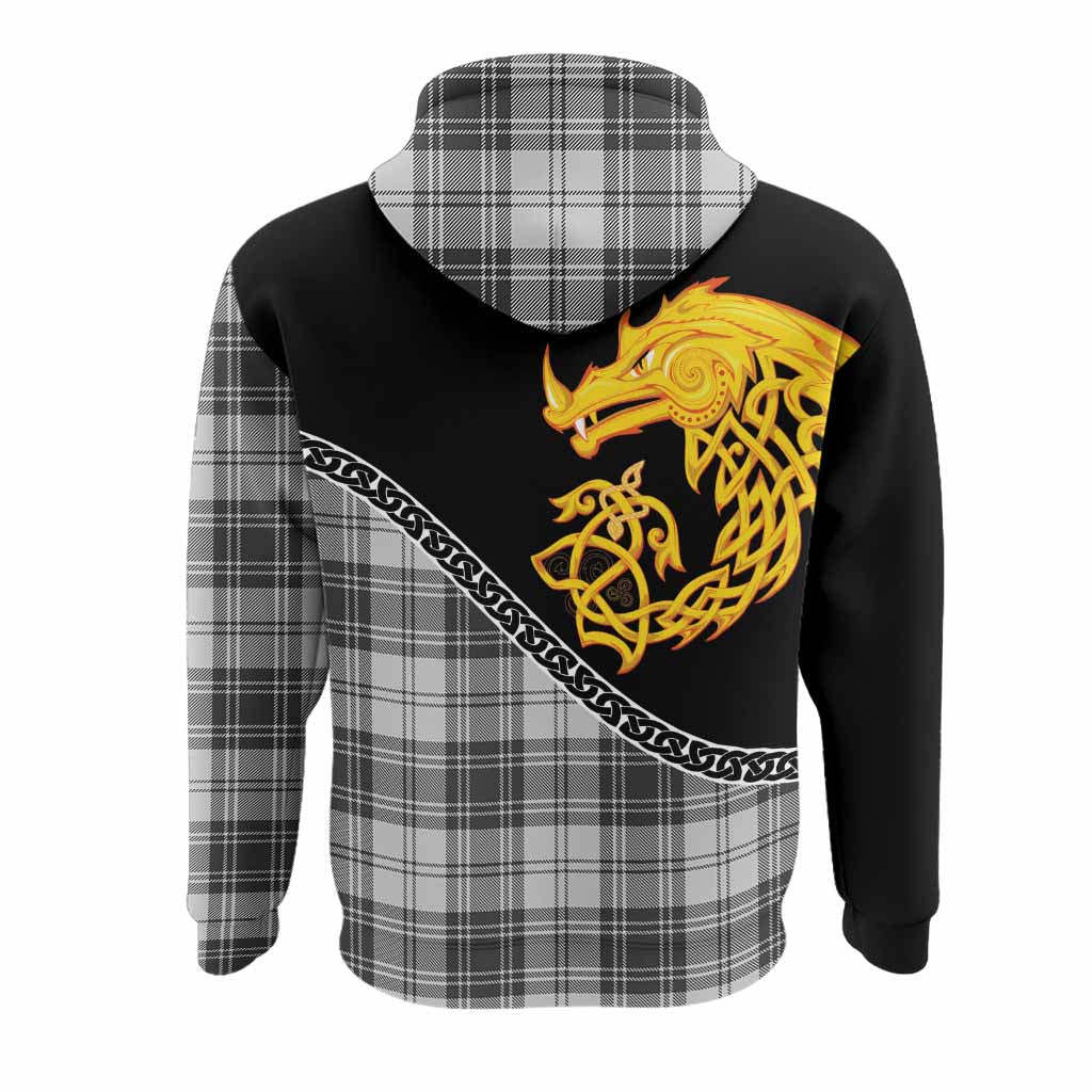 Glen Tartan Crest Hoodie Legendary Dragon Knot Half Style