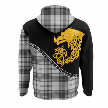 Glen Tartan Crest Hoodie Legendary Dragon Knot Half Style