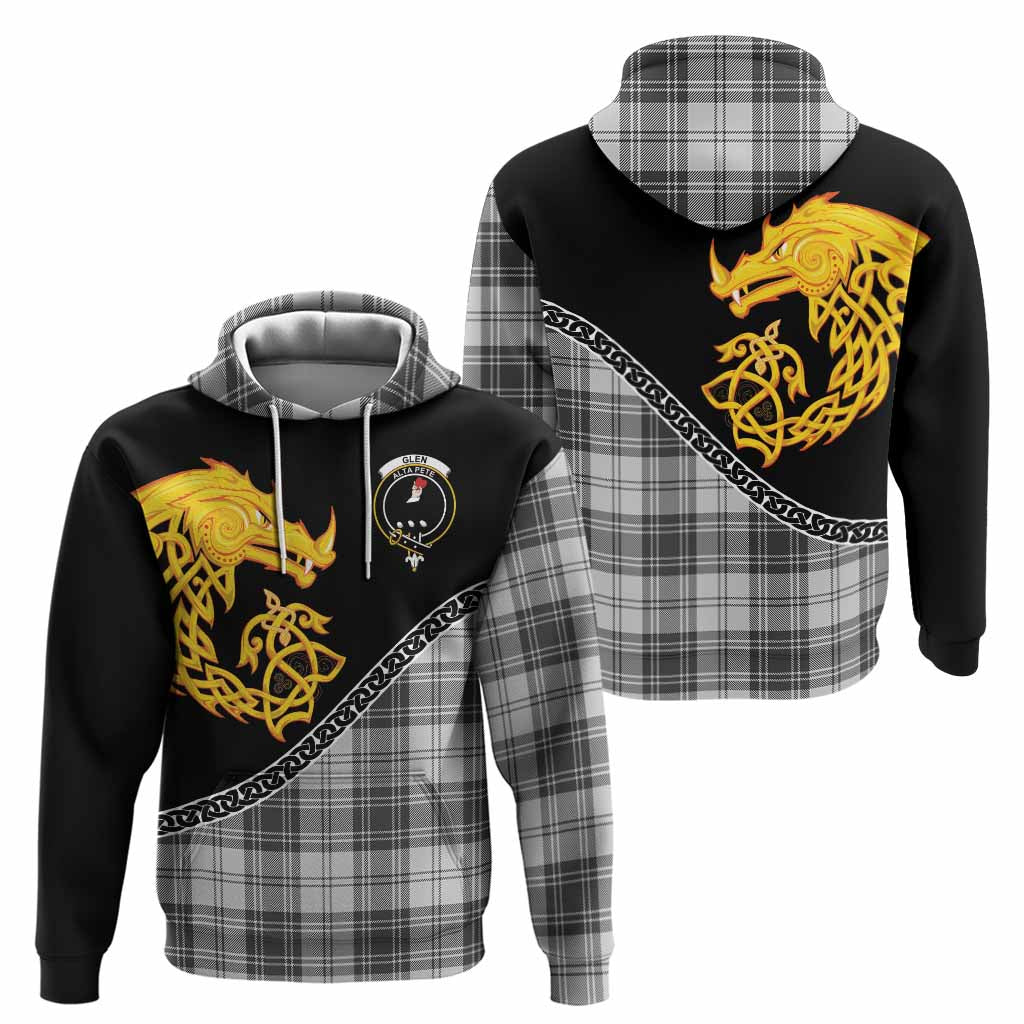 Glen Tartan Crest Hoodie Legendary Dragon Knot Half Style