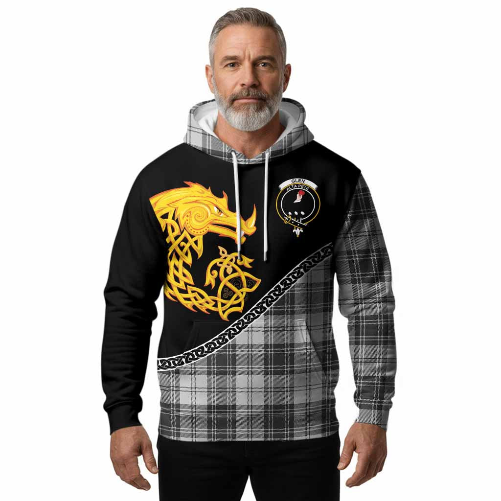 Glen Tartan Crest Hoodie Legendary Dragon Knot Half Style