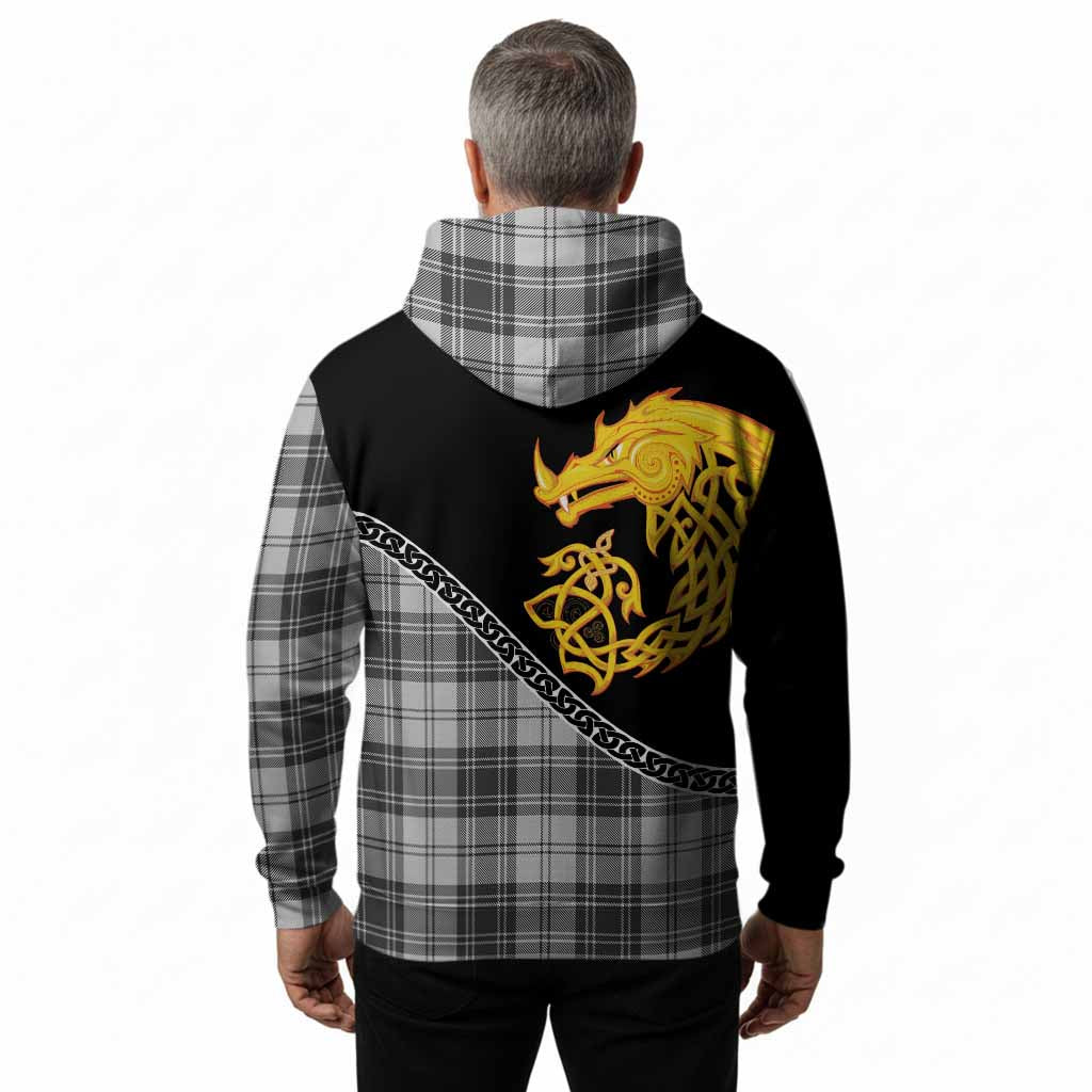 Glen Tartan Crest Hoodie Legendary Dragon Knot Half Style
