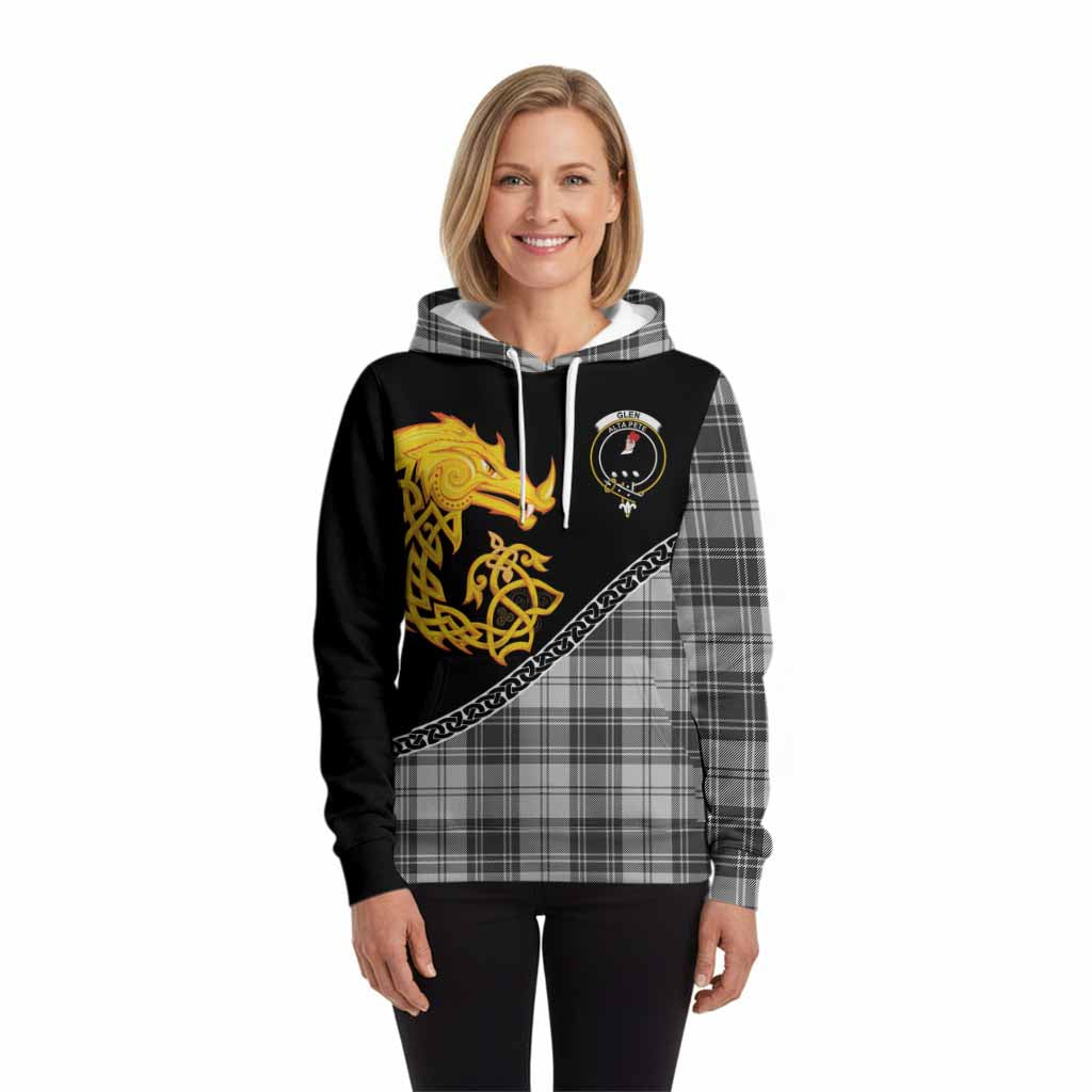 Glen Tartan Crest Hoodie Legendary Dragon Knot Half Style