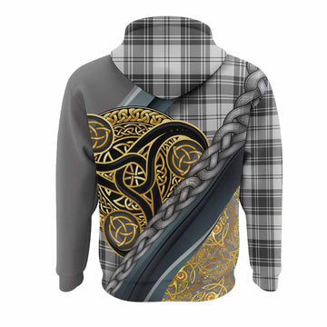 Glen Tartan Crest Hoodie Scottish Triskele Celtic