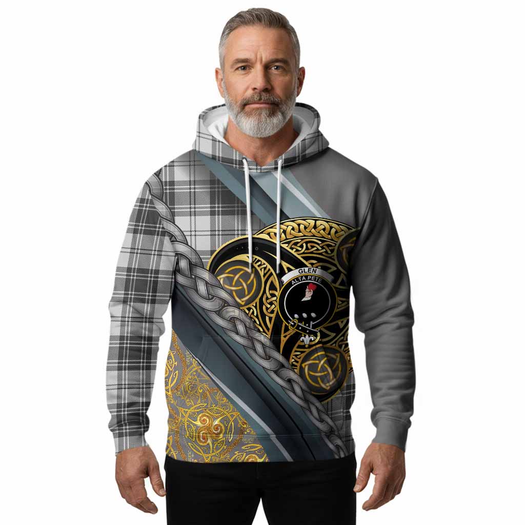 Glen Tartan Crest Hoodie Scottish Triskele Celtic
