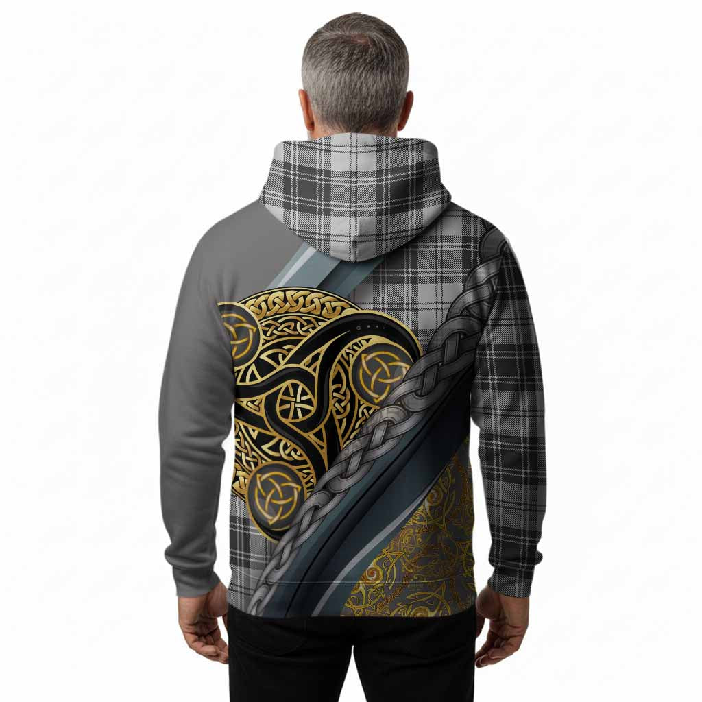 Glen Tartan Crest Hoodie Scottish Triskele Celtic