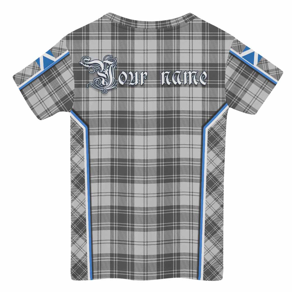 Glen Tartan Crest Kid T-shirt Scotland Coat of Arm Flag Style - Tartan Vibes Clothing