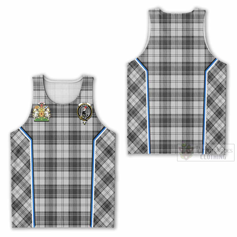 Glen Tartan Crest Men Tank Top Scotland Coat of Arm Flag Style - Tartan Vibes Clothing