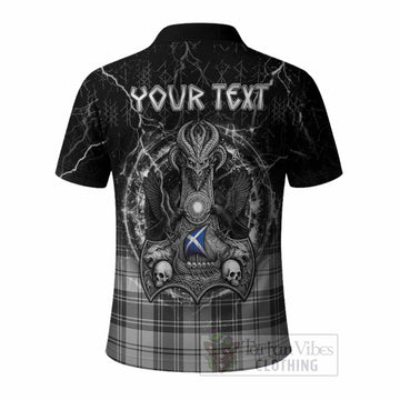 Glen Tartan Crest Polo Shirt Celtic Odin's Raven Legacy