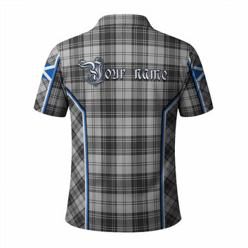 Glen Tartan Crest Polo Shirt Scotland Coat of Arm Flag Style - Tartan Vibes Clothing