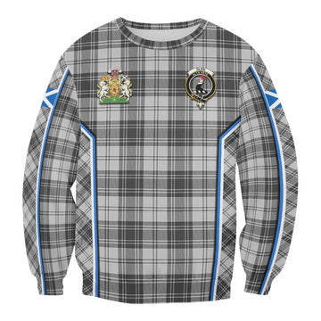 Glen Tartan Crest Sweatshirt Scotland Coat of Arm Flag Style