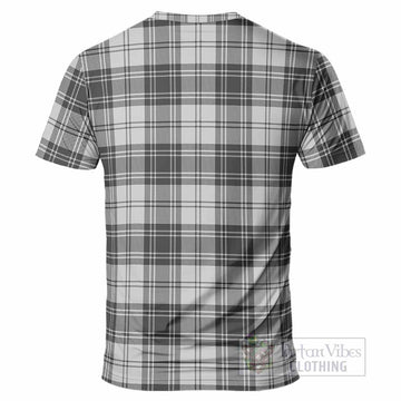 Glen Tartan Crest T-Shirt Ferocious Lion Style