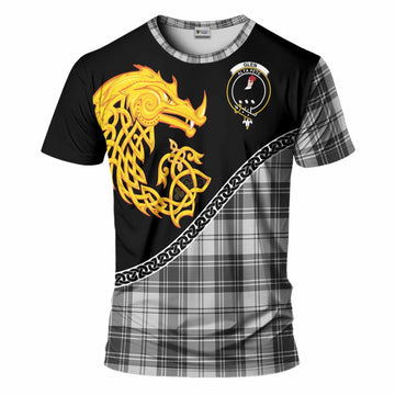Glen Tartan Crest T-Shirt Legendary Dragon Knot Half Style
