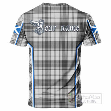 Glen Tartan Crest T-shirt Scotland Coat of Arm Flag Style - Tartan Vibes Clothing
