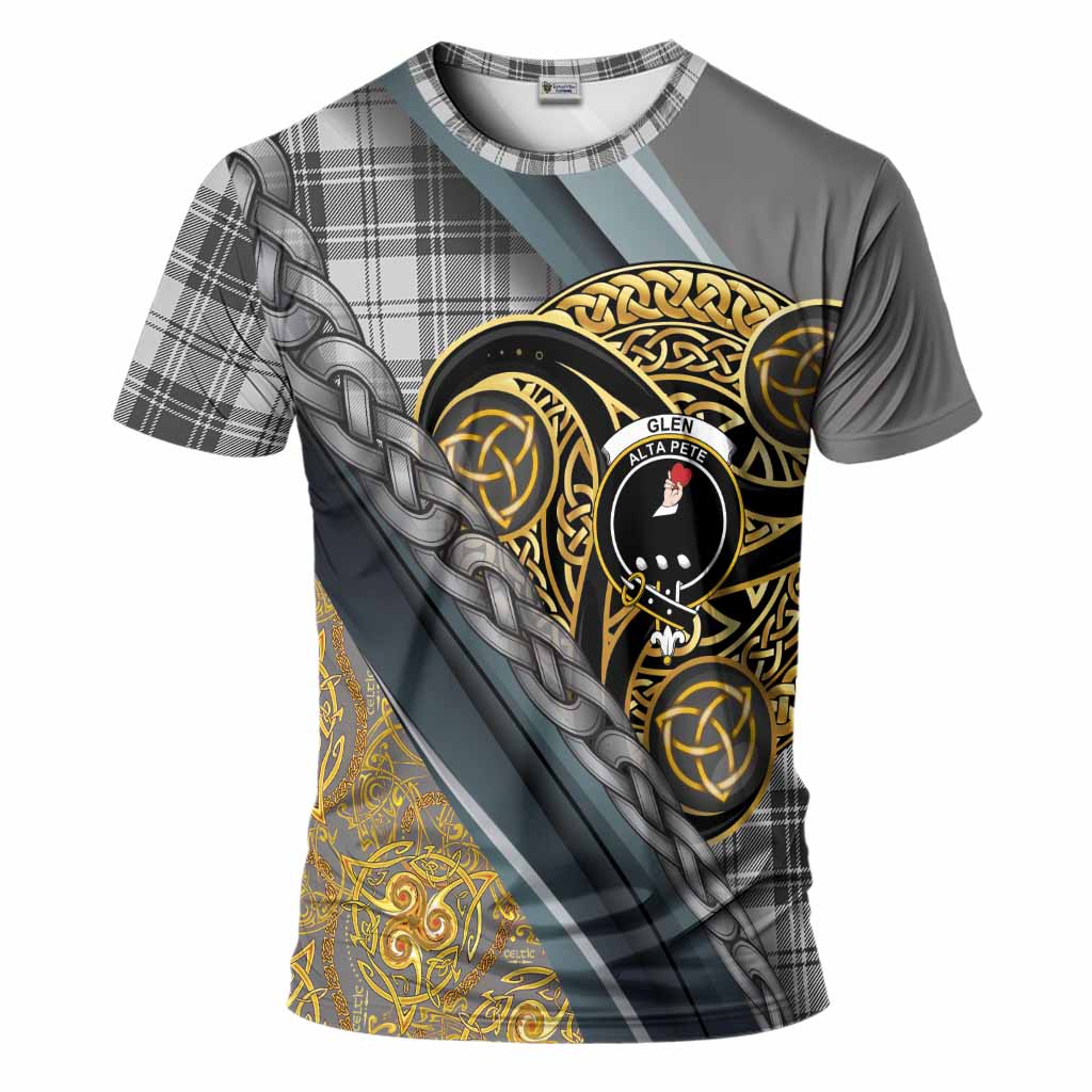 Glen Tartan Crest T-Shirt Scottish Triskele Celtic