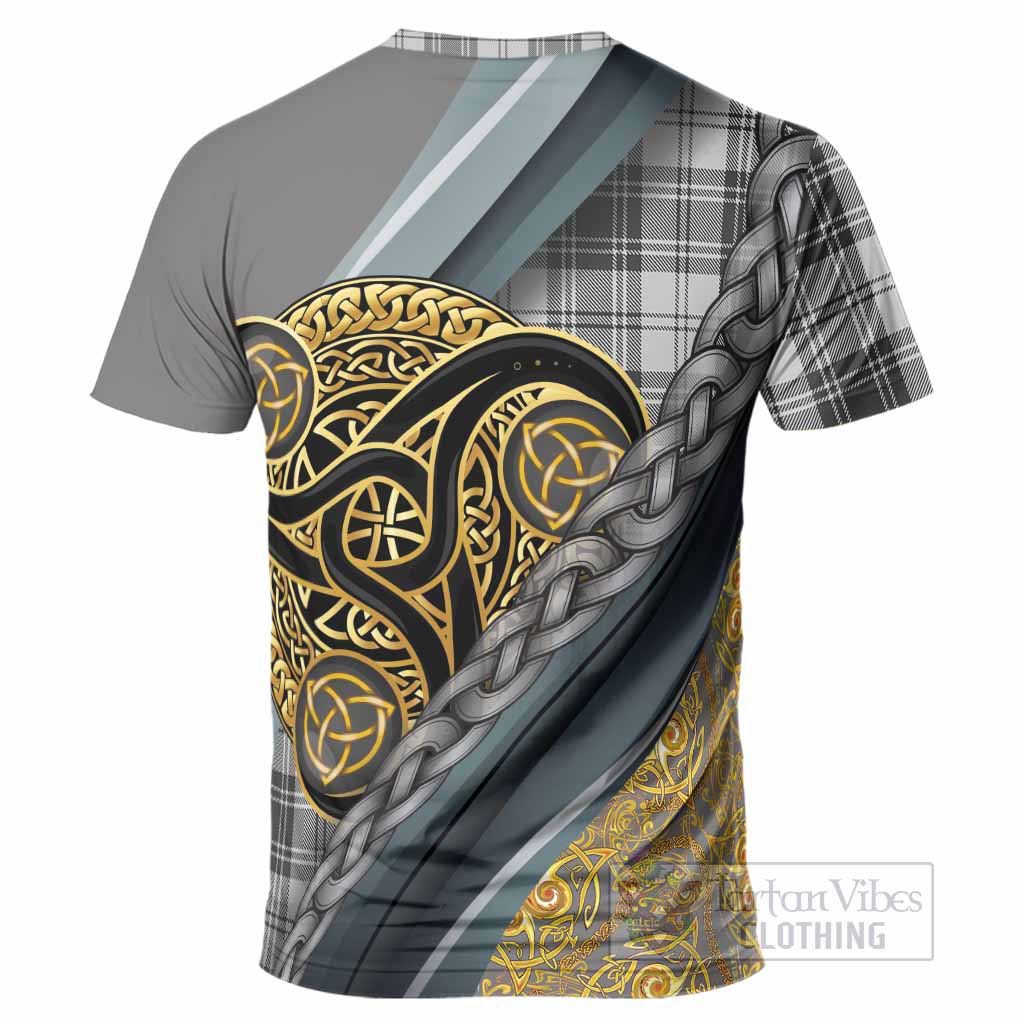 Glen Tartan Crest T-Shirt Scottish Triskele Celtic