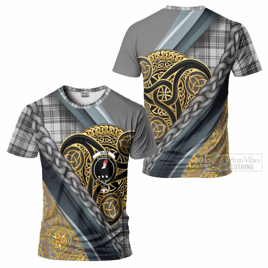 Glen Tartan Crest T-Shirt Scottish Triskele Celtic