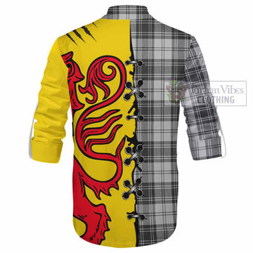 Glen Tartan Family Crest Ghillie Kilt Shirt Lion Rampant Honor