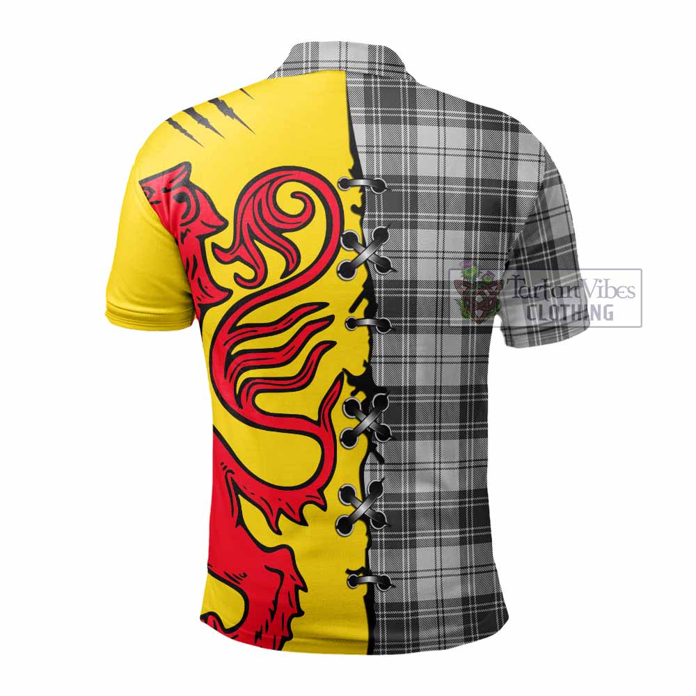 Glen Tartan Family Crest Polo Shirt Lion Rampant Honor - Tartan Vibes Clothing