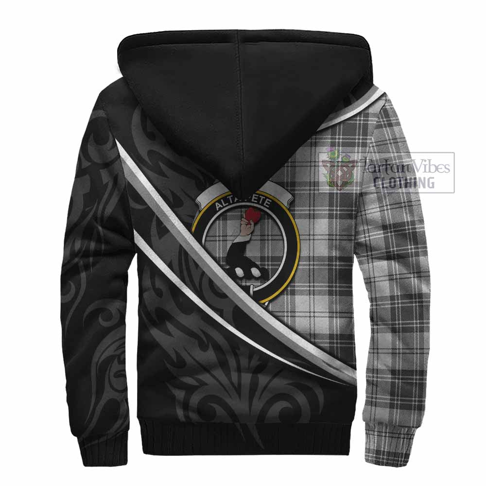 Glen Tartan Family Crest Sherpa Hoodie Celtic Scottish Thistle Floral - Tartan Vibes Clothing