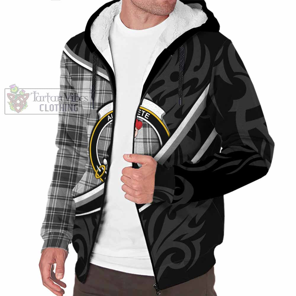 Glen Tartan Family Crest Sherpa Hoodie Celtic Scottish Thistle Floral - Tartan Vibes Clothing