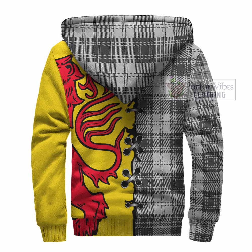 Glen Tartan Family Crest Sherpa Hoodie Lion Rampant Honor - Tartan Vibes Clothing