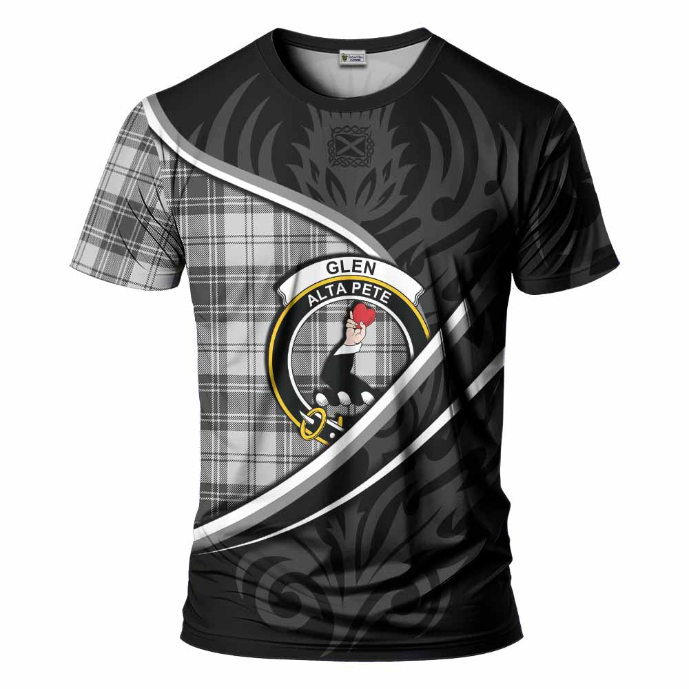 Glen Tartan Family Crest T-shirt Celtic Scottish Thistle Floral - Tartan Vibes Clothing