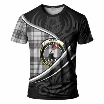 Glen Tartan Family Crest T-shirt Celtic Scottish Thistle Floral - Tartan Vibes Clothing