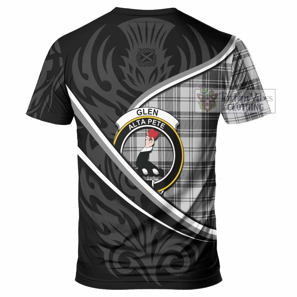 Glen Tartan Family Crest T-shirt Celtic Scottish Thistle Floral - Tartan Vibes Clothing