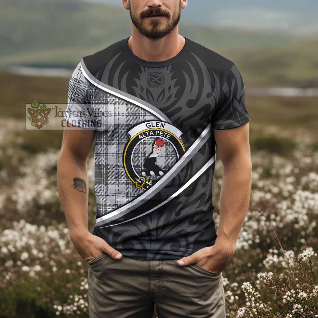 Glen Tartan Family Crest T-shirt Celtic Scottish Thistle Floral - Tartan Vibes Clothing