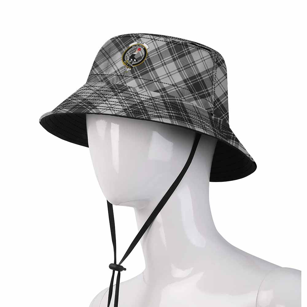 Glen Tartan Fishing Hat with Family Crest