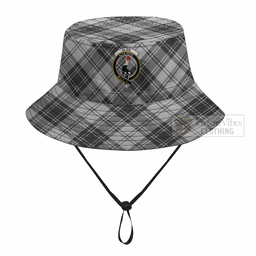 Glen Tartan Fishing Hat with Family Crest