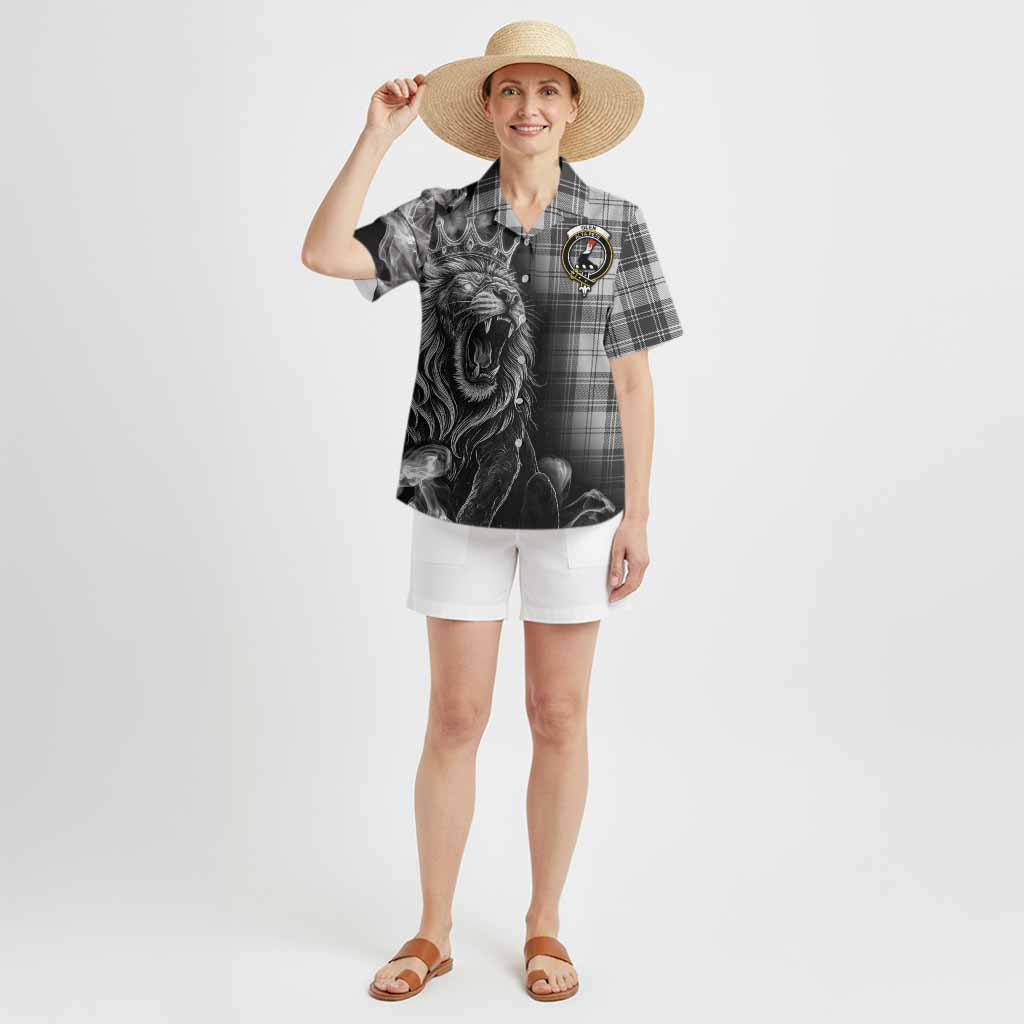 Glen Tartan Hawaiian Shirt Roaring Lion Heritage