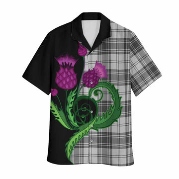 Glen Tartan Hawaiian Shirt Traditional Scottish Thistle