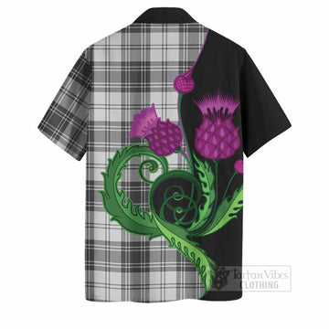 Glen Tartan Hawaiian Shirt Traditional Scottish Thistle