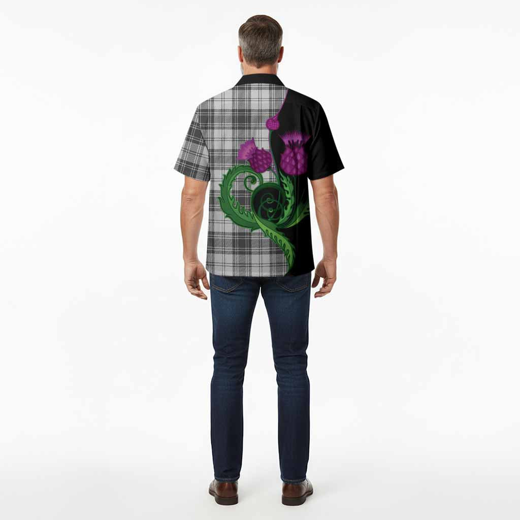 Glen Tartan Hawaiian Shirt Traditional Scottish Thistle