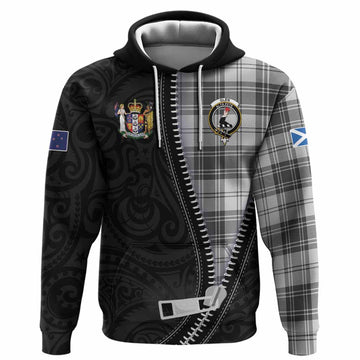 Glen Tartan Hoodie New Zealand Pattern Unique Zipper Stylized