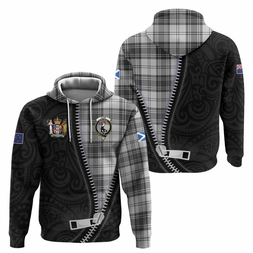 Glen Tartan Hoodie New Zealand Pattern Unique Zipper Stylized