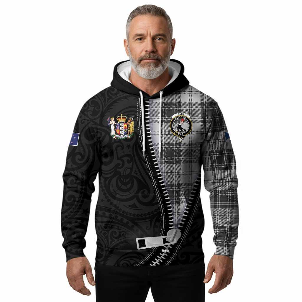 Glen Tartan Hoodie New Zealand Pattern Unique Zipper Stylized