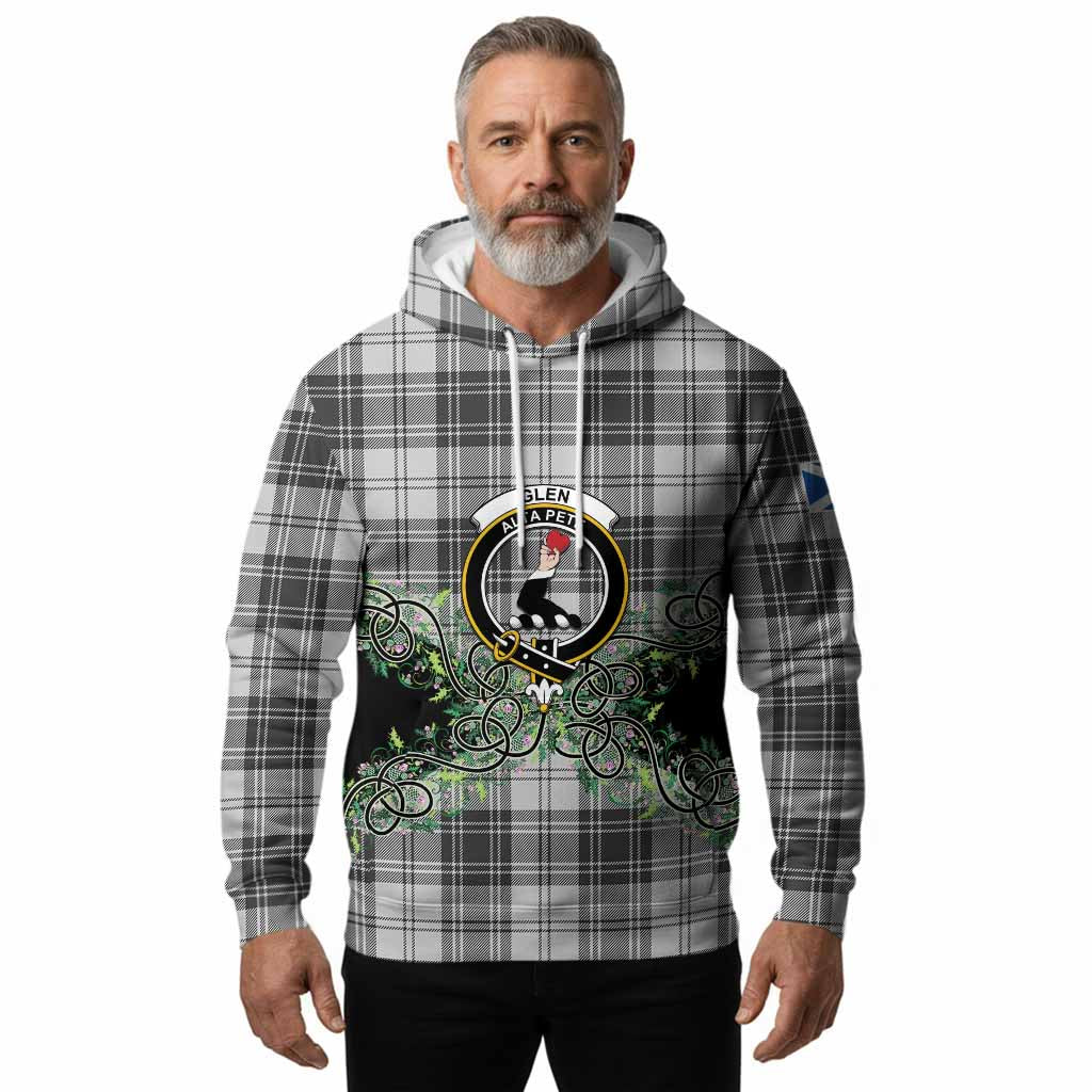 Glen Tartan Hoodie Thistle Scottish Spirit