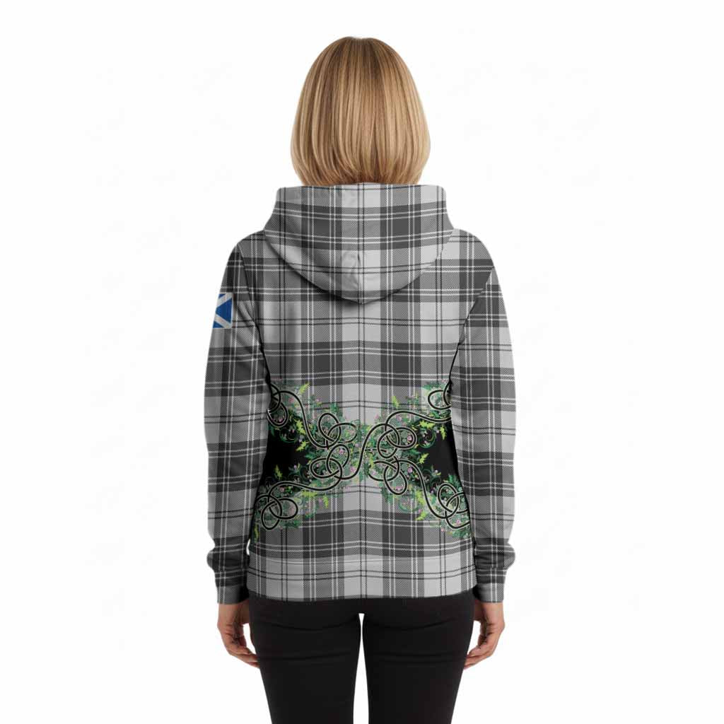 Glen Tartan Hoodie Thistle Scottish Spirit