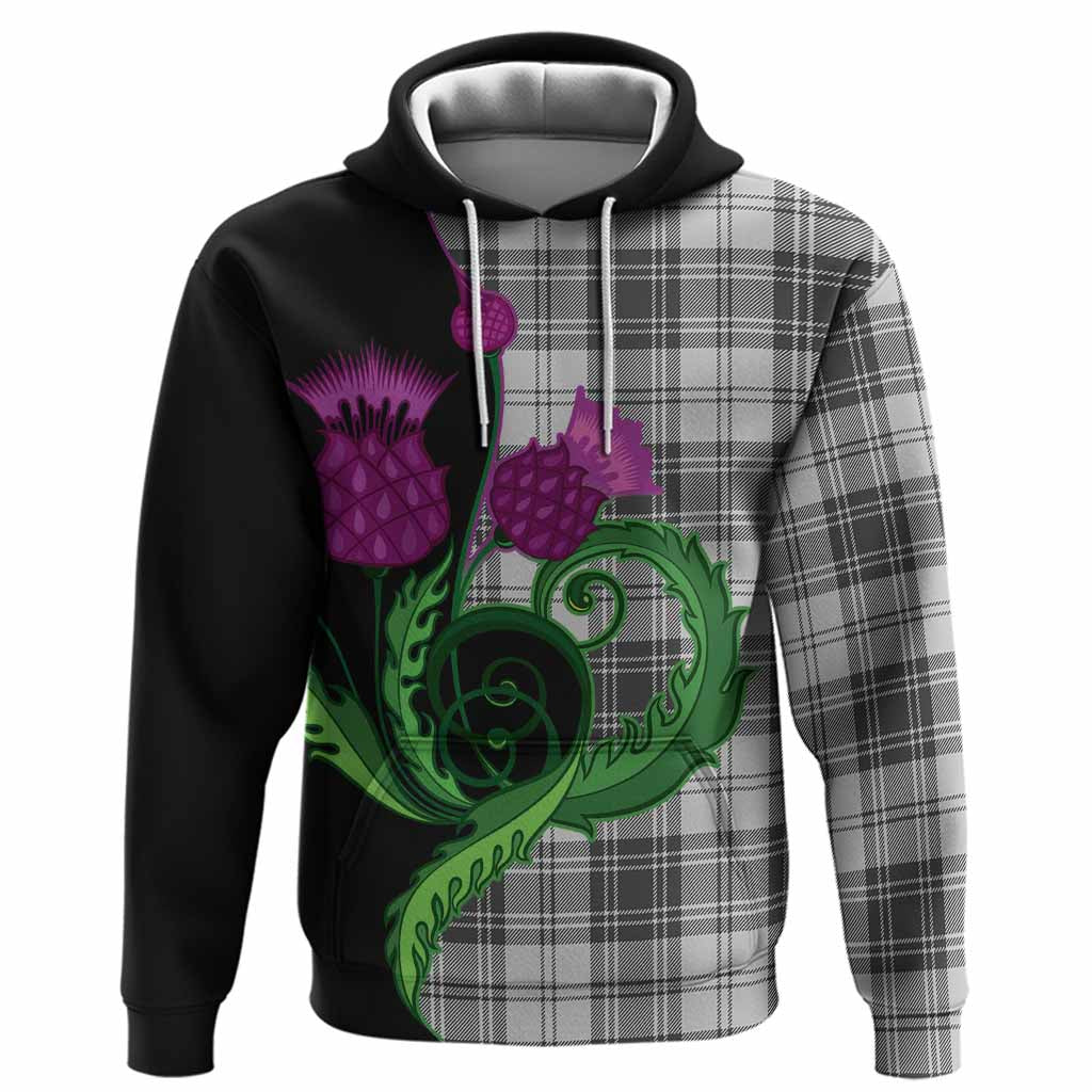 Glen Tartan Hoodie Traditional Scottish Thistle