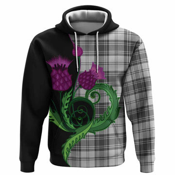 Glen Tartan Hoodie Traditional Scottish Thistle