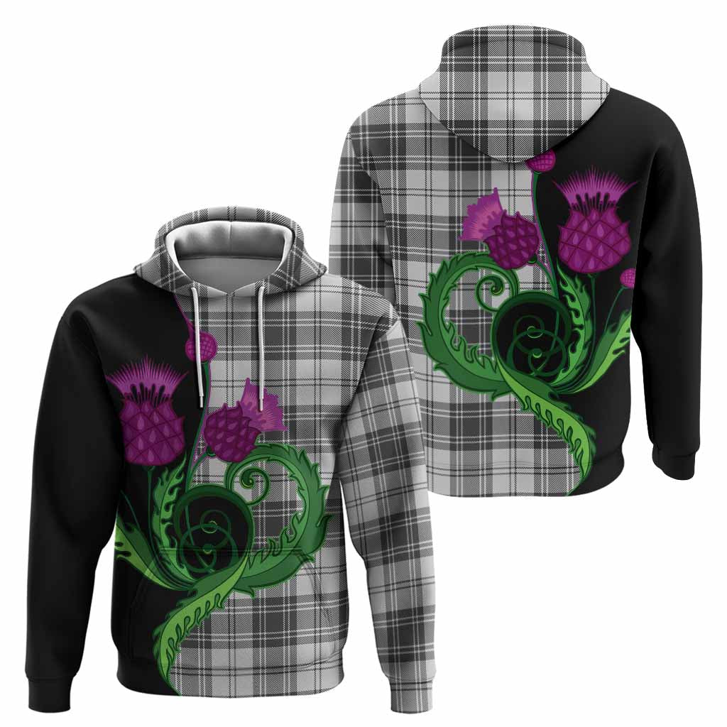 Glen Tartan Hoodie Traditional Scottish Thistle